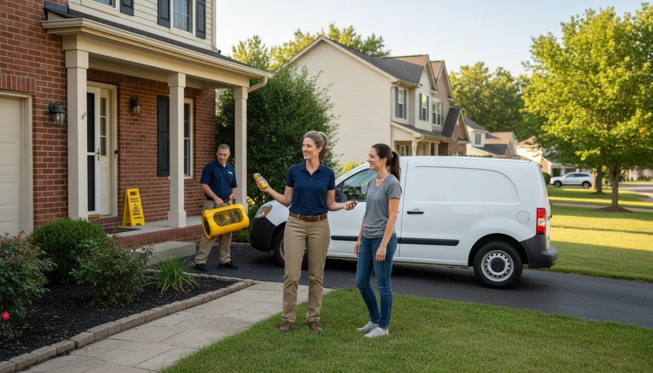 Water restoration image for Home Water Damage Repair in Hudson, IL